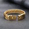19mm Polished Cast Chain Men's Bracelet - Stainless Steel 316L - KB23390-D