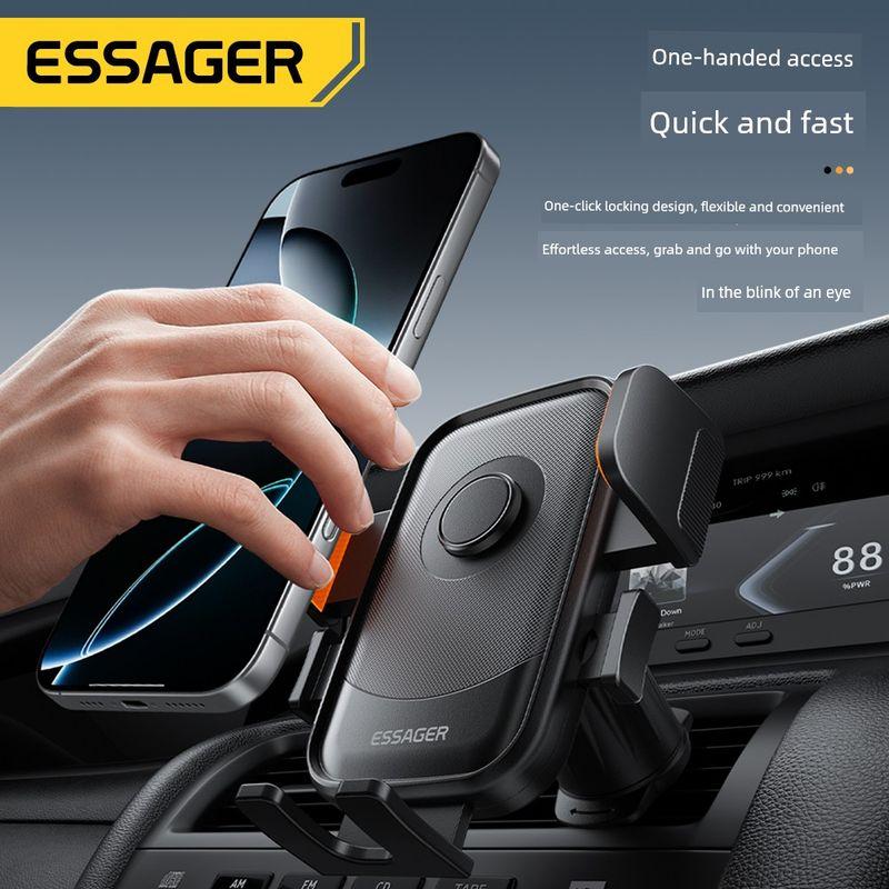 Yisi Air Outlet Car Bracket Rotatable Navigation Fixed Shockproof Car Mobile Phone Universal Clip Support Frame