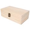 Essential Oil Box 24 Grids Multifunctional Wooden Essential Oil Holder for Essential Oil Cosmetics Nail Polish Gift