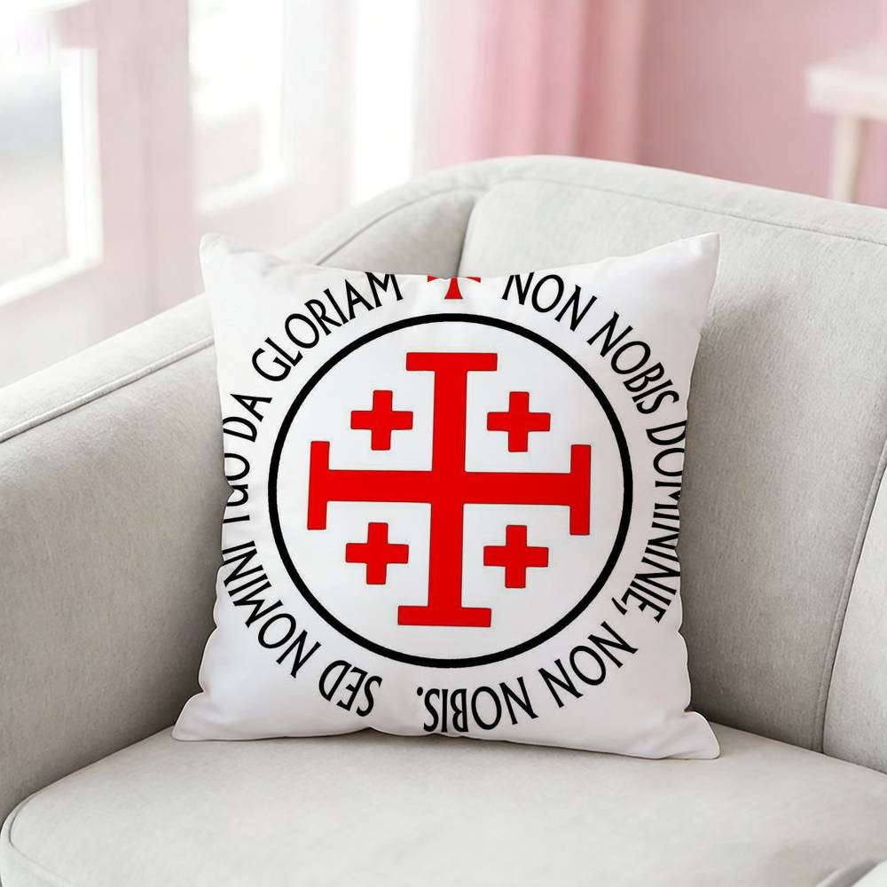 Jerusalem Cross Pillow Case Cushion Cover Throw Pillow Case For Car Sofa