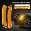 Luminous Reflective Car Wheel Arch & Bumper Stickers: Night Safety & Anti-Scratch Protection