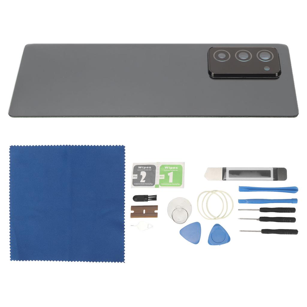 Phone Back Glass Cover Replacement Back Glass with Camera Glass Lens Tape Parts for Samsung Galaxy Z Fold 2 5G F916