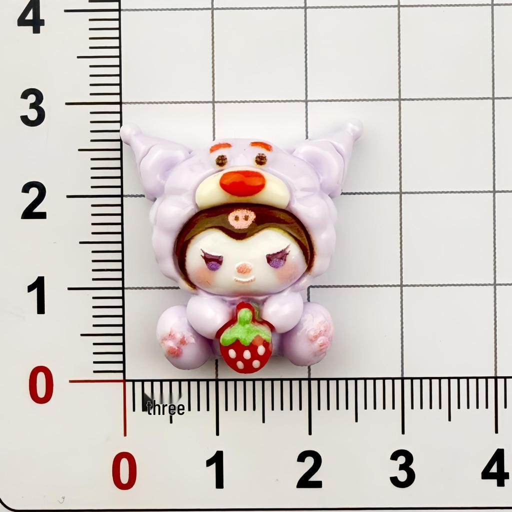 Soft Cute Cartoon Animal Resin Hair Clip & Magnet DIY Accessories