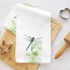 Dragonfly Kitchen Towels 24x14 Inch, Waffle Hand Towels for Kitchen Home Farmhouse Decor, Absorbent Microfiber Dish Cloth Tea Towel, Dragonfly Gifts