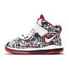 Nike LeBron 8 TD Graffiti Baby Sneakers White Black Sport-Red DH3241-001