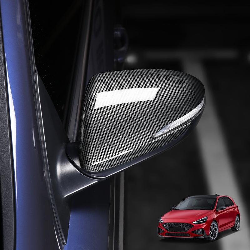 Exterior Accessories For Hyundai I30/I30 N 2017-2025 Car Tuning Carbon Fiber Car Rearview Mirror Cover Trim Accessories