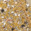 Borsa da sera da donna con strass intarsiati, texture di alta gamma, borsa a tracolla con catena per abito da sera