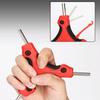 Compact Y Shaped Hex Key Tool High Strength Carbon Steel Ergonomic Grip For DIY Projects And Outdoor Riders