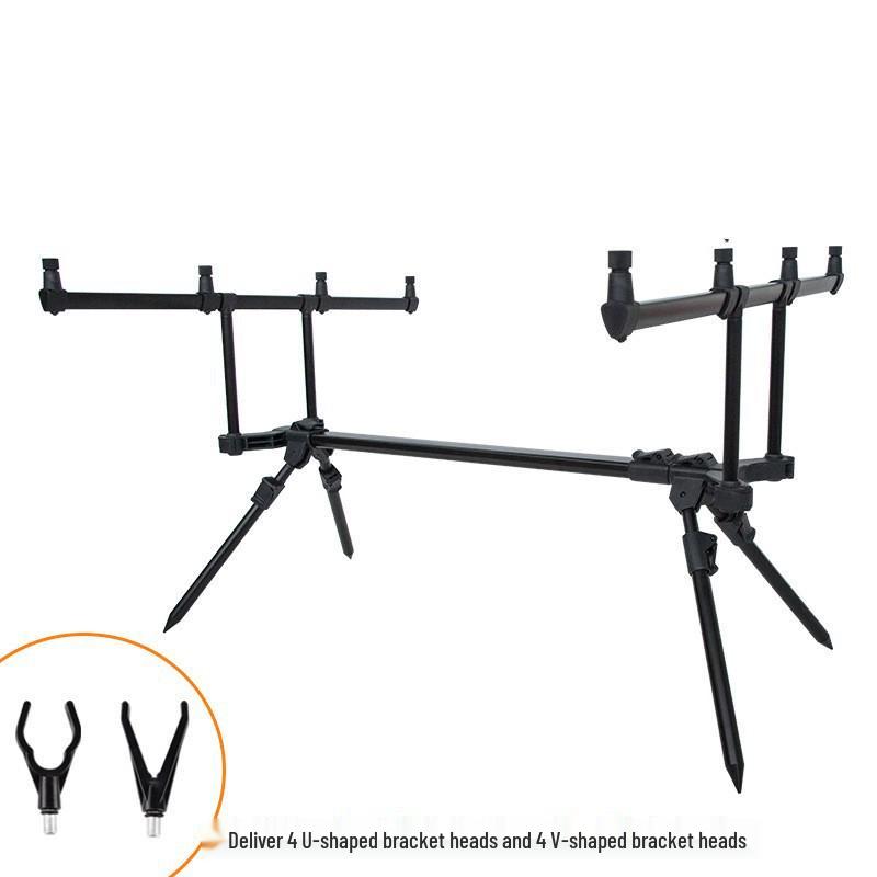 European Carp Fishing Rod Holder with Alarm Light - Aluminum Alloy