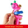 Wooden Cartoon Animal Baby Rattle with Bells (0-1 Year)
