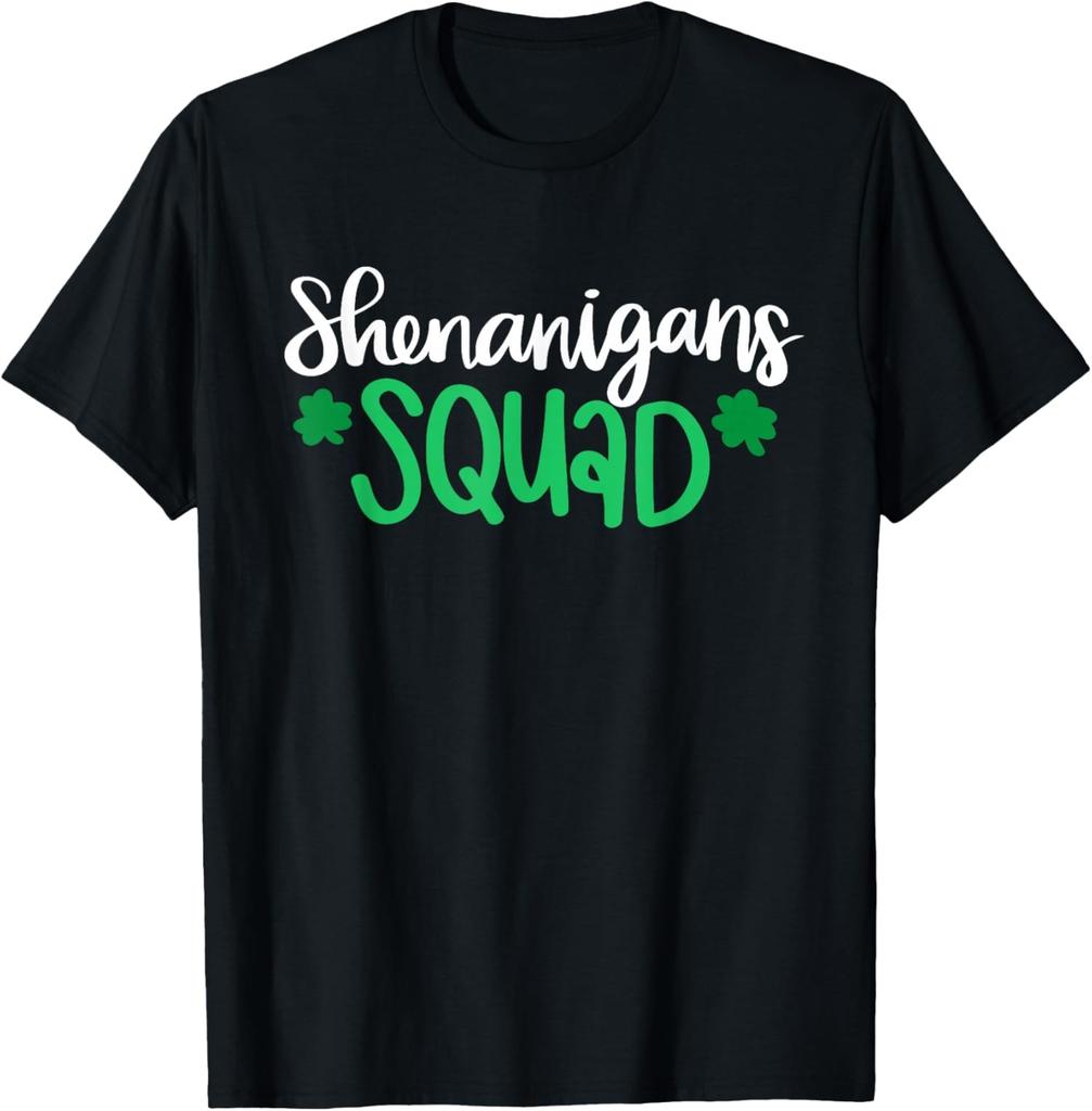 Vintage Retro Shenanigans Squad St Patrick's Day Unisex T-Shirt