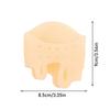 Breathable Silicone Toe Separators with Ergonomic Contour for Overlapping Toes Daily Comfort