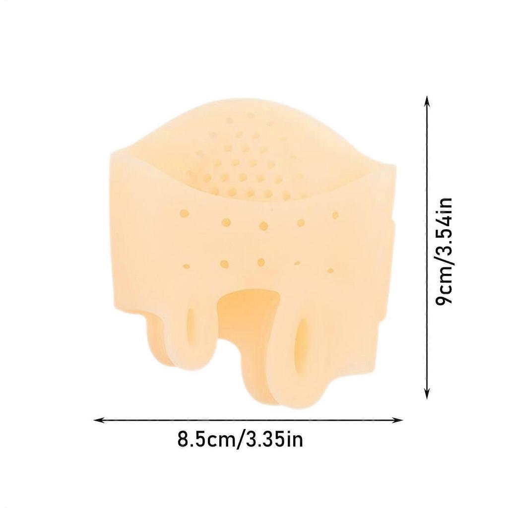Breathable Silicone Toe Separators with Ergonomic Contour for Overlapping Toes Daily Comfort