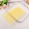 15 PCS Reusable Glass Straws, 8 Inch X 0.3" Thread Pattern Design Colored Drinking Straws, Include 12 Straight Straws, 2 Cleaning Brushes, 1 Bag