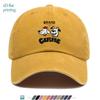 pc Double Dog Fun Cartoon Pattern Printed Baseball Cap Fashionable Cool Individual Design Comfortable Breathable Duckbill Hat