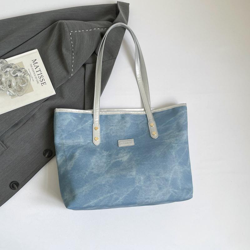 Classic Vintage Pu Leather Tote Bags for Women Vintage Versatile Ladies Shoulder Bag Large Capacity Female Underarm Handbags