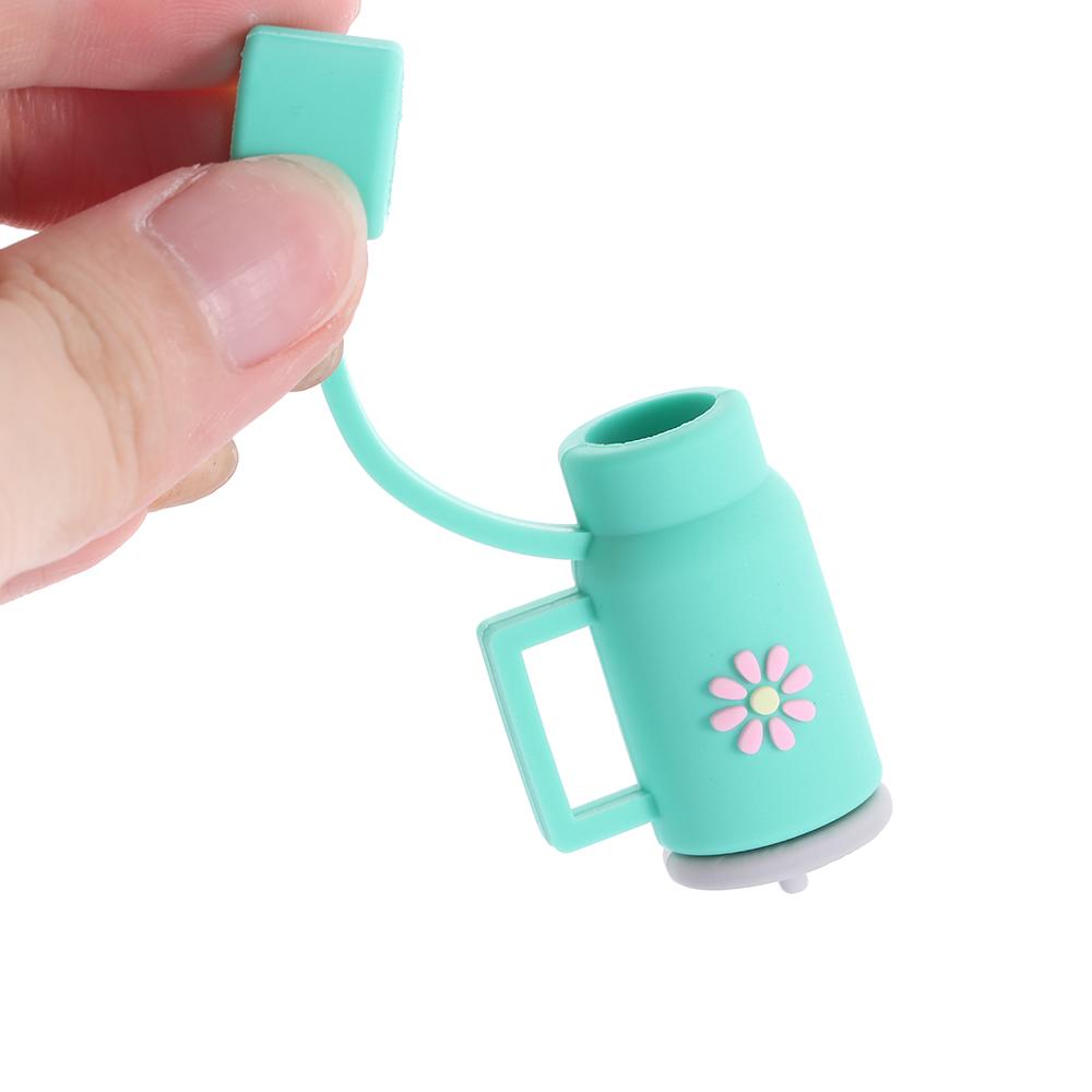 Vzduchotěsné koncovky brček Odolné proti stříkající vodě Příslušenství k pohárům Silikonová zátka brčka Pítko Prachovka Krytka brčka