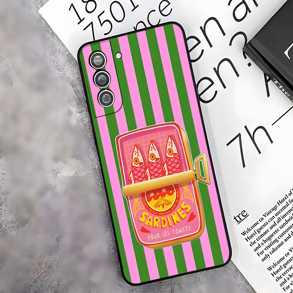 Fish Funny Sardines Phone Case For Samsung S26 S25 Edge S24 S23 S22 S21 S20 Ultra Plus Fe Galaxy A54 A53 A34 A25 A16 Cover