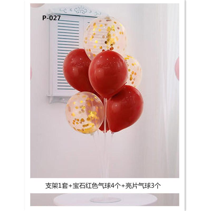 Table Floating Balloon Decoration Set, Wedding Room Birthday Arrangement, Base Splicing Support Rod, Balloon Desktop Bracket Pole