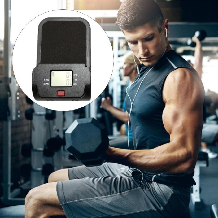 Multifunctional Rowing Machine Counter Speedometer LCD Display Counter Monitor Gym Replacement Monitor Easy to Use