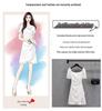 2026 Summer French Style Puff Sleeve Dress - Elegant Irregular Short Skirt for Women