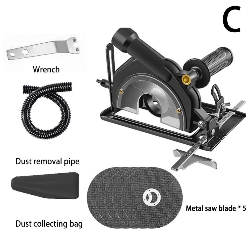 Suport Polizor Unghiular 100-125MM Universal Suport Fix Polizor Suport Mâner Glisant Unghi Reglabil 45° Bază Mașină Polizor Unghiular