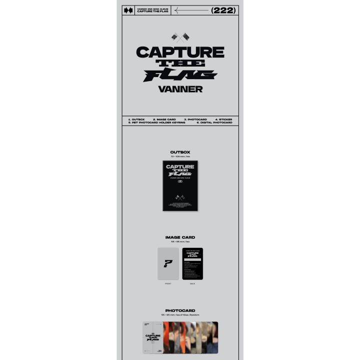 VANNER 2ND MINI ALBUM CAPTURE THE FLAG (PLVE ver.)