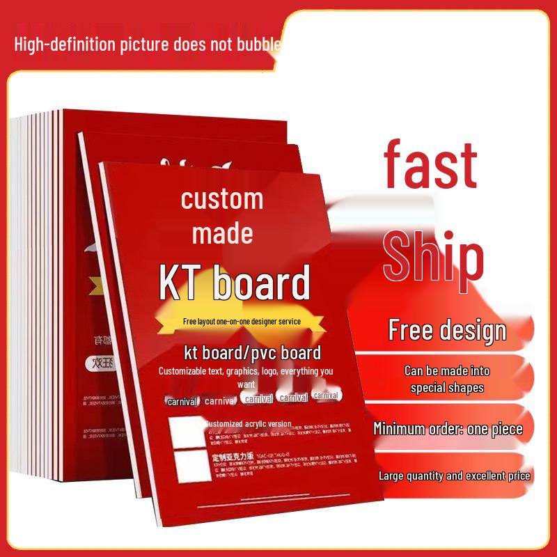 Изготовление на заказ вывесок и печать плакатов из пенокартона и ПВХ KT Board Customization