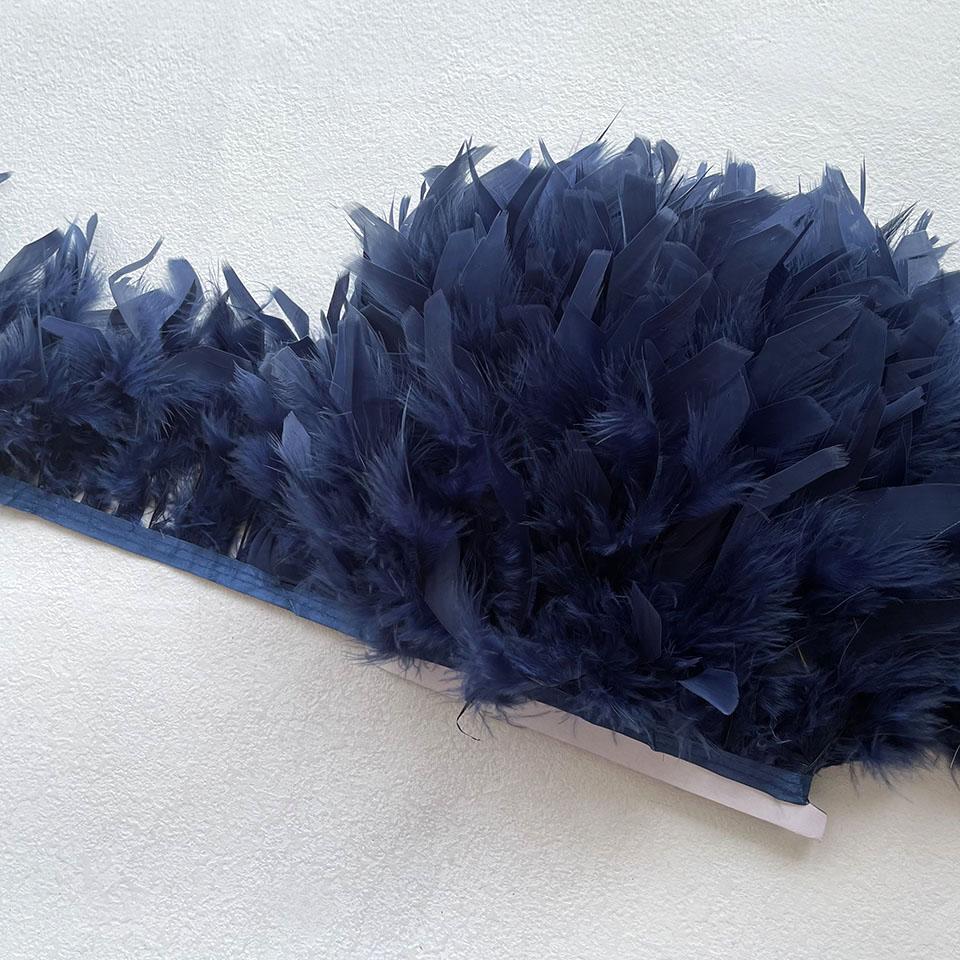 Marabou Feathers Trim 10yards 10-15cm Fringe Ribbon for Wedding Party Clothing Dress Decoration Accessories Sewing Plumes