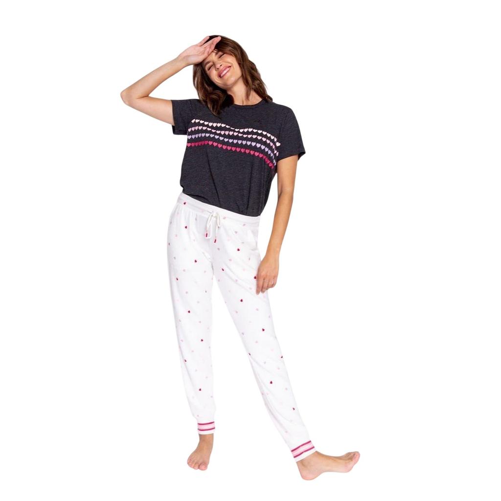 PJ Salvage Womens/Ladies Heart Comfort Pyjama Bottoms