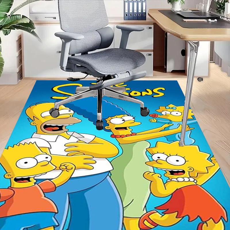 1pc Simpsons Family Adventure Carpet for Playroom Bedroom Living Room Sofa Home Decor,kids Game Area Rug Non-slip Floor Mat Y82654