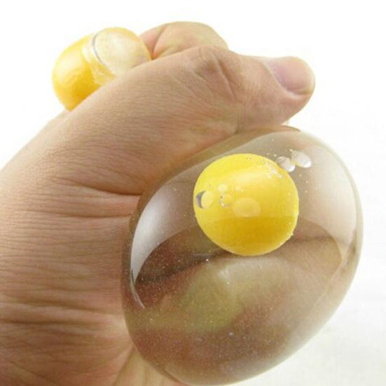 Novelty Anti Stress Ball Fun Splat Egg Venting Balls Reliever Toy