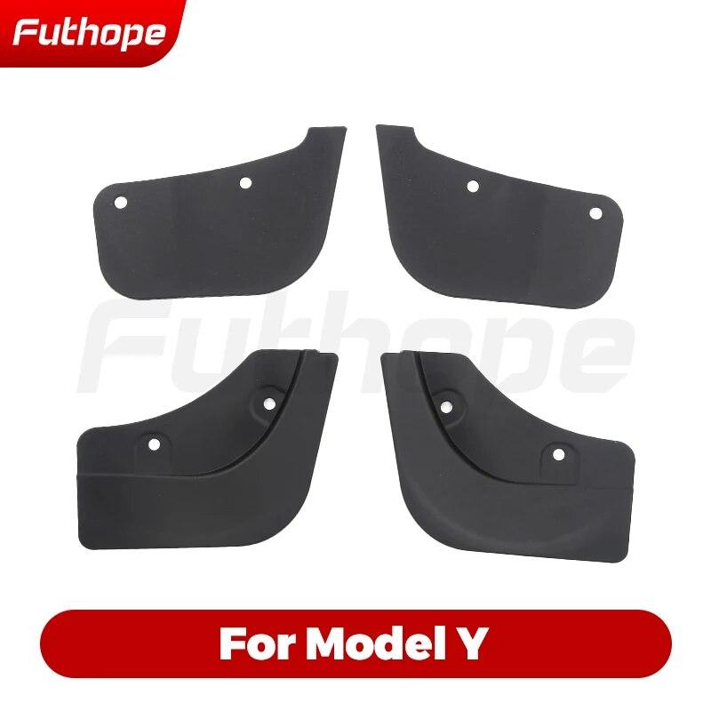 

Futhope 4PCS TPE брызговики для Tesla Model 3 Model Y ~2023 брызговики противоскользящие сменные брызговики крыло 21-23 model Y
