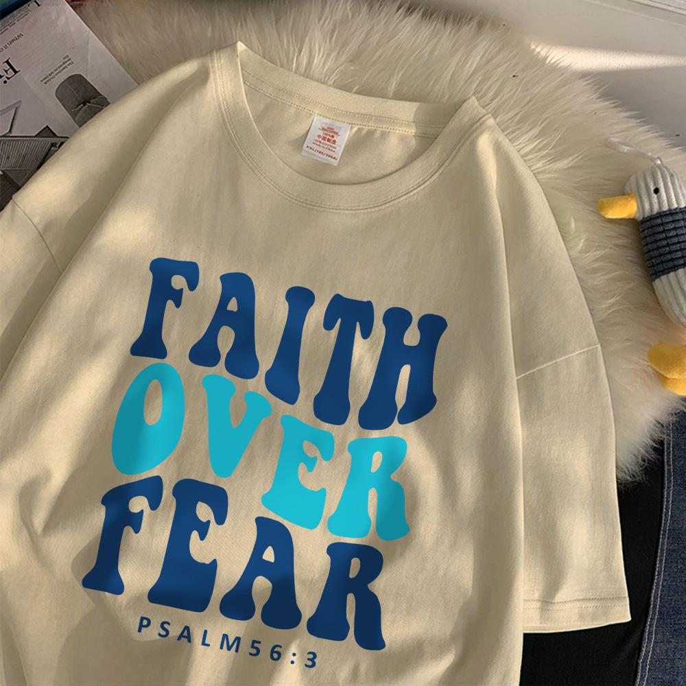 Мужская и женская футболка с принтом алфавита из хлопка — фото 4