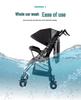 Lightweight Foldable Baby Stroller for Sitting or Lying