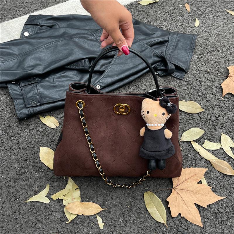 2025 Women's Large Capacity Frosted Chain Shoulder Crossbody Bag