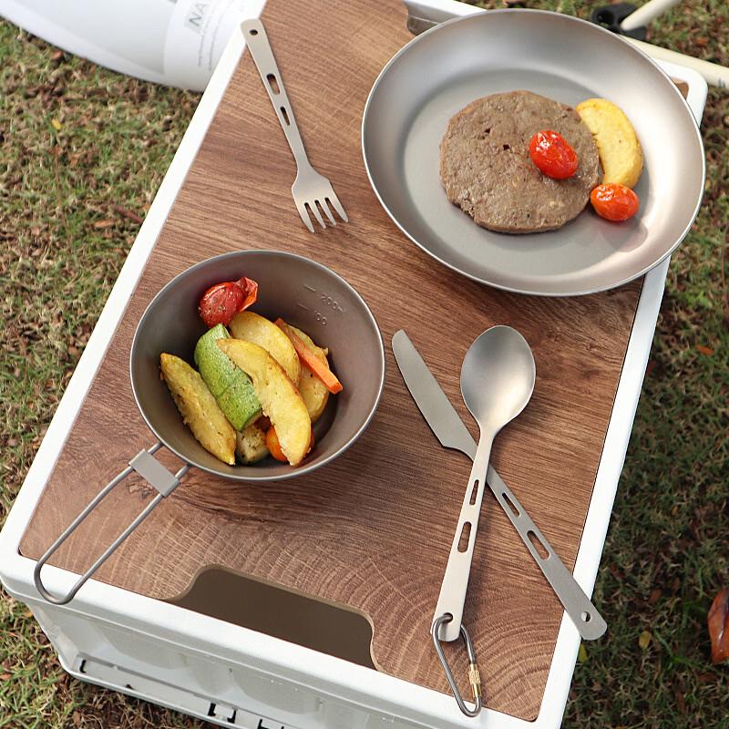 Titanium Camping Plate