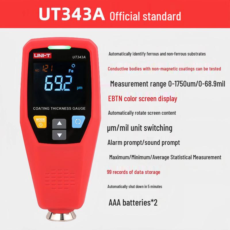 UNIT UT343A/D/E Automotive Paint Coating Thickness Gauge