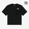 The North Face White Label Ira Pocket Short Sleeve Round Tee Black Nt7ur18j