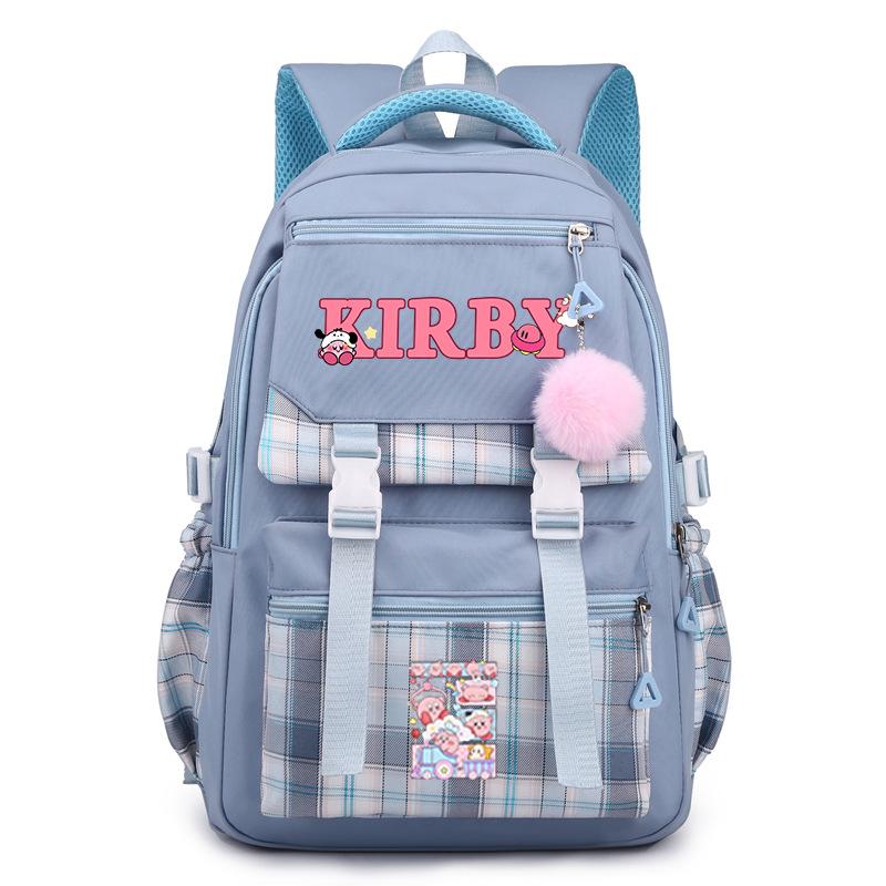 Super cute star card than high-value cartoon peripheral backpack for men and women, large-capacity weight reduction student schoolbag