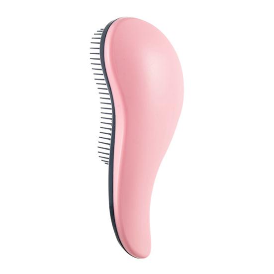 

Hair Detangling Brush Women Men Scalp Massage Hairbrush Curly Straight Thick Wet Dry Hair Detangler Comb with Flexible Bristles розовый