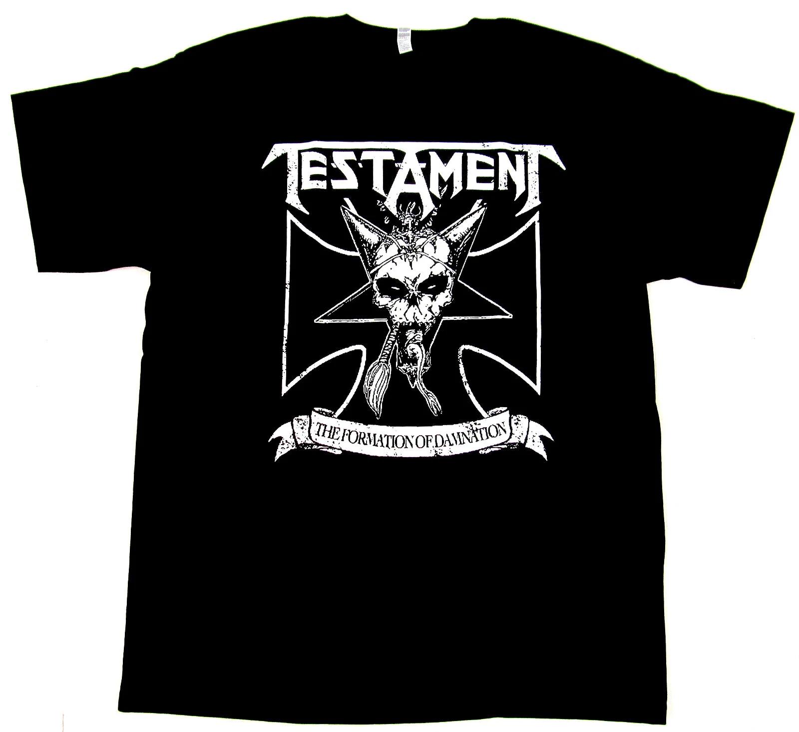 TESTAMENT T-shirt The Formation Of Damnation Thrash Metal Tee Adult Men s New XL