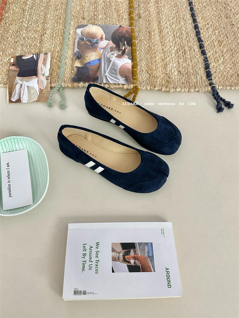 

Модные IPPEUM Таби Балетки Для Женщин 2025 Новая Мода Разделенный Палец Балетки Мэри Джейн 225 чёрный