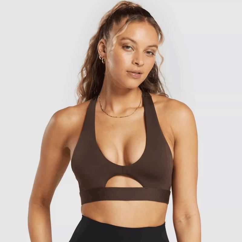 Elegant U-Neck Hollow Yoga Vest for Women - Stylish Design for Running, Dance, and Fitness