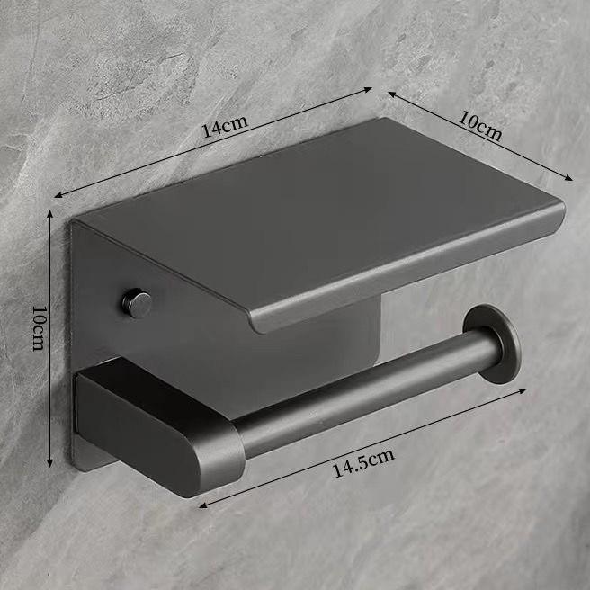 304 Stainless Steel Toilet Paper Holder - Single & Double Roll Options