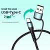 100W Fast Charging 3-in-1 Data Cable for Apple, Type-C, and Huawei Devices