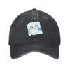 Hololive Nanashi Mumei Mascot Baseball Cap Distressed Washed HoloCouncil Nameless Friends Snapback Unisex Outdoor Adjustable Hat