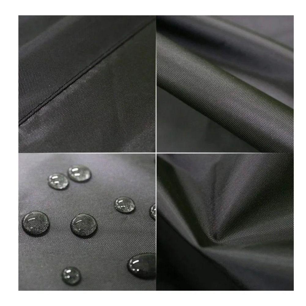 Black Boat Outboard Motor Cover 420D Oxford Fabric Outboard Engine Covers  Anti-scratch