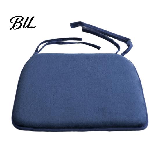 Soft Fluffy Seat Cushion for Home Office Plush Chair with Ties, Cozy Non-slip Cushion, 15.75" Skin-friendly Warm Winter x Dining Comfortable Mat Desk