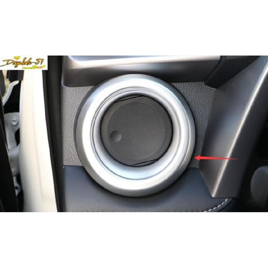 Fits For Toyota RAV4 16-18 ABS Chrome Trim Cover Left Right Air Outlet Vent 2PCS